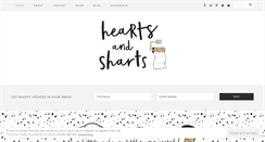 Desktop Screenshot of heartsandsharts.com